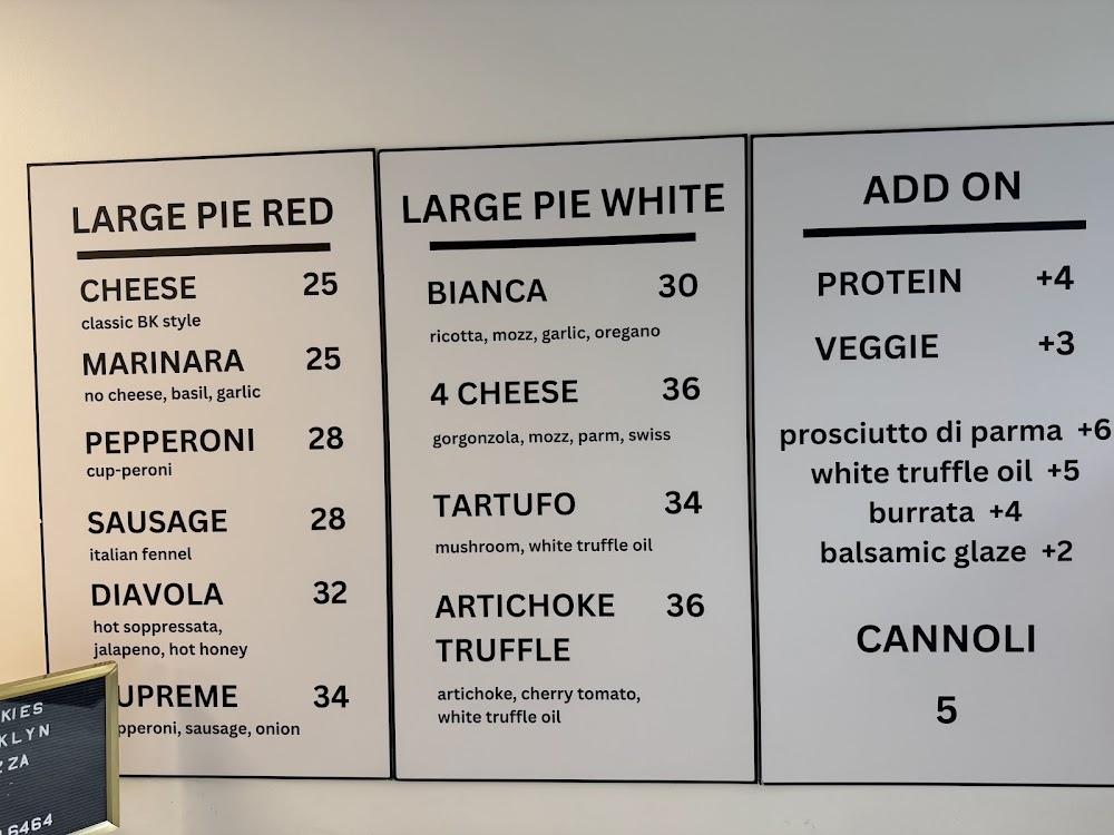 FRANKIE'S BROOKLYN PIZZA Menu image 3